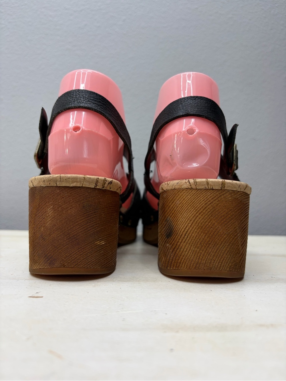 Kork-Ease Black Leather Sayda Clogs Size 8 - Picture 4 of 7